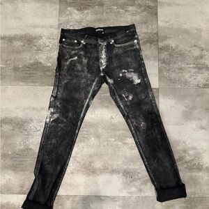 Dior White paint pants